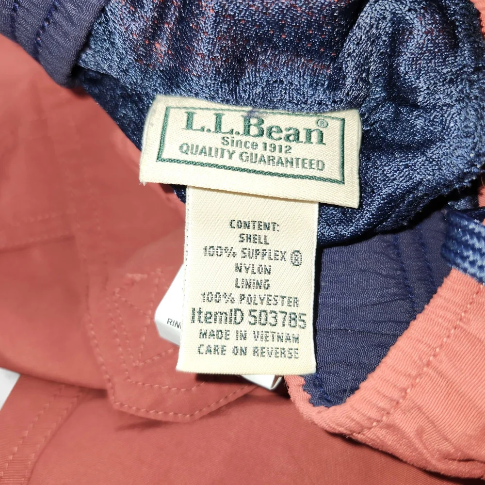 L.L. Bean Men's Coral Cargo Shorts - Picture 3 of 7